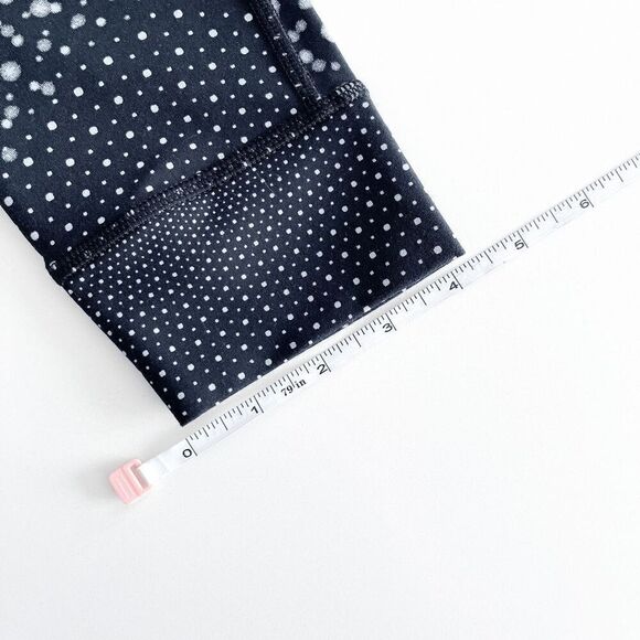 Reebok Speedwick Women's Mid-Rise Lux 2.0 Active Leggings Black White Medium - Picture 6 of 8